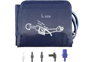 HKFENG Brazalete de presión arterial extra grande para presión arterial para máquina automática y digital para adultos, perso