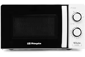 Orbegozo MI 2115, Microondas, 700 W, 6 niveles de funcionamiento, 20 litros de capacidad, temporizador hasta 30 minutos, programa descongelación, señal fin cocción, color blanco