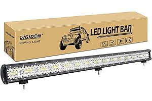 RIGIDON 8D 42 Pollici 107 cm 900W Barra Led Fuoristrada, 12V 24V Barra Luce Led, Esterno Luminosa Lampada Per Auto Camion SUV ATV 4x4 Veicoli Offroad, Impermeabile 6000K Bianco Luci di Lavoro