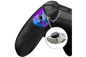 eXtremeRate Flexor Clicky Goma Grip Trigger Stop Kit para Xbox Series X/S Control Gatillos Ergonómicos Bloqueo del Gatillo Diamante Textura Grip Antideslizante Carcasa para Xbox Core(Azul a Violeta)
