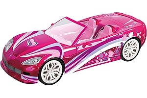 MONDO Motors Chic Car, modello in scala 1:10, 2 posti per 2 bambole, auto giocattolo per bambini 63818
