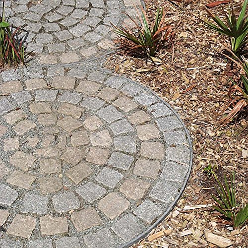 ECOLAT Rasenkante Rasenband Beeteinfassung Beetumrandung 12 x 0,7 cm 25m grau - 5