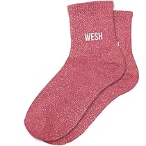 Chaussettes Humour Femme Vert à Paillettes - Motif "Morue" Taille 36-42 - Cadeau Drôle