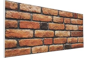 DELLEDECOR 3D Brick Effect Decorative Wall Panels Ceiling Tiles CLADDING POLYSTYRENE Panel Tile 50x100cm (ST185)