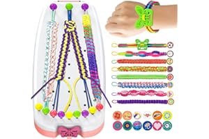 Simfunso Friendship Bracelet Making Kit for Ages 7 8 9 10 11 12 Year Old, Present for Teen Girl, Arts and Crafts Kit for Kids Age 8, DIY, Birthday Gift Toys