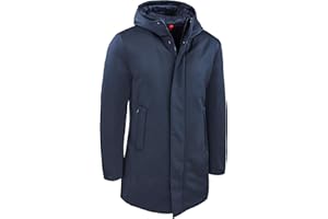 Evoga Giubbotto uomo invernale casual giacca lunga piumino Parka