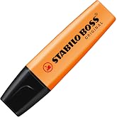 Stabilo Boss Original Fosforlu İşaretleme Kalemi, 2 mm ve 5 mm U&ccedil;, Turuncu - 70/54