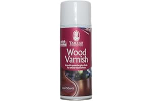 Tableau Wood Varnish, Mahogany, Stain and Gloss Wood Surfaces in One Go. 400ml