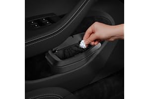 Spigen Papelera Interior para Tesla Model 3 Highland 2024 para Puerta del Coche, Incluye 50 Bolsas, Diseño Compacto, Eliminación Fácil de Residuos (Solo Lado del Conductor)