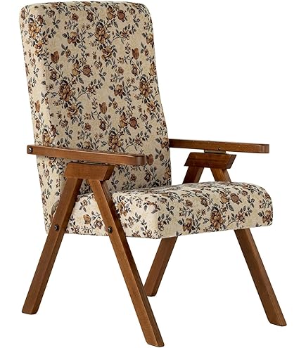 Poltrona Reclinabile Amalfi In Legno - 4 Posizioni, Imbottita, Made In Italy