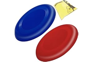Partituki Pack de 2 Disques Volateurs pour Enfants Très facile à fixer Beaucoup plus sûr que les Frisbees standard. Anneaux volants pour enfants.