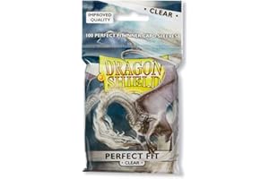 Arcane Tinman AT-13001 Dragon Shield Standard Size Perfect Fit Clear (100 Sleeves)