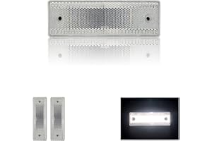 MGMSINYO Reflector Self Adhesive Oval 150X50mm Safety Waterproof Stick on for Driveway Mailbox Trees