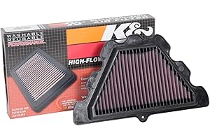 K&N Luftfilter kompatibel mit Kawasaki Z900RS 2018- (KA-9018), Rot