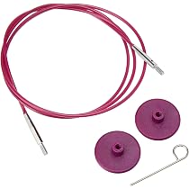 KnitPro Câble, Bleu, Un Taille
