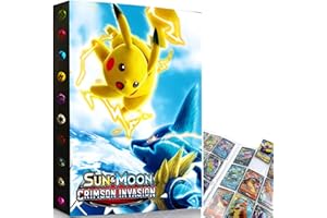 TBTBO Classeur Carte 9 pochette, Grand Album de Cartes GX Vmax Capacité de 432 Cartes - Matériau de Haute Qualité, Facile à Ranger, Cadeau Spécial pour Collectionneurs(9N-6)