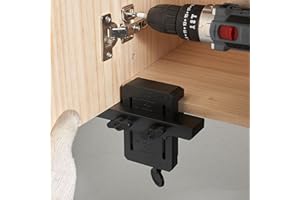 SUQ Posicionador De Instalación De Puerta De Gabinete Ajustable, Plásticos, Abrazaderas De Instalación Frontal De Cajón, Plantilla De Montaje De Puerta De Gabinete, Nstalación De Gabinete Ajustable