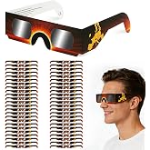 QIWEI Solar Eclipse Glasses ISO 12312-2 Approved Cardboard Pack 50