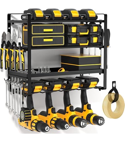 EVERHANGER Gartenwerkzeug-Organizer – Mobiler Werkzeugständer Mit Rädern Für Garage, Hof & Garten