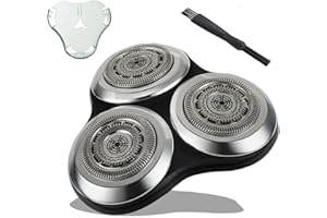 CDDCWZ Cabezal de repuesto completo para afeitadora Philips Serie 9000, SH90, compatible con modelos S9911, S9731, S9711, S9511, S9111, S9031 y S9988 (plateado)