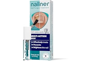 Nailner Fungal Nail Treatment Brush Extra Strong 5ml - 2in1 Treat & Prevent Toe Nail Fungus - Treat Antifungal Nail Infection - Clinically Tested & Fast Results