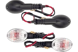Road Passion 2 Pares Motocicleta Luz de señal de giro Compatible con YAMAHA XT660X 2004-2014/ XT660R 2004-2014/ MT-03 2006-2012