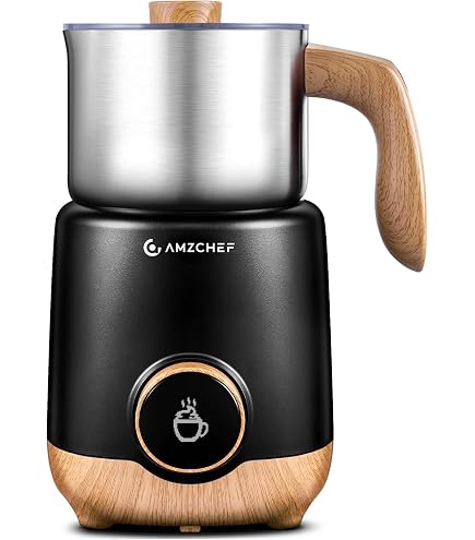 AMZCHEF 8-IN-1 Automatischer Milchaufschäumer 550 Watt，600ml Multifunktionaler Geteilter Milchaufschäumer Elektrisch für heißen und kalten Milchschaum, heiße Milch, Babynahrung auf Molkereibasis Küche, Haushalt & Wohnen