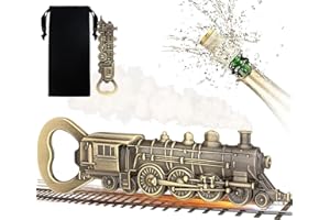 LULLEA Zug Flaschenöffner, Eisenbahn Geschenke, Dampflok Flaschenöffner Lustig, Personalisierte Geschenke für Männer Zug Fans, Vatertagsgeschenk Geburtstagsgeschenke Weihnachtsgeschenke für Männer
