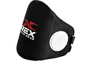 REX SPORTS Boxing Belly Guard/Pad Rib Shield MMA Body Protector Chest Guard Martial Arts Armour Taekwondo Training