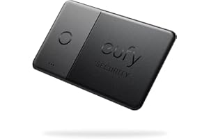eufy Security SmartTrack Card Bluetooth Item Finder and Key Finder, Works with Apple Find My (iOS Only), Up to 3-Year Battery Life, 2.4mm Thickness, Find your Wallets, Purses (Android Not Supported)