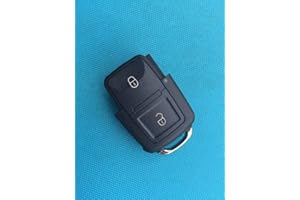 GENERIC FOBTRONICS New Replacement for 2 BUTTON REMOTE KEY CASE FOB KEYLESS FOR VW GOLF MK4 FOR BORA A38