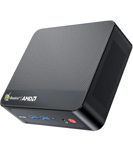 GEEKOM AI Mini PC AE7 - AMD Ryzen 9 7940HS Processor (8 Cores and