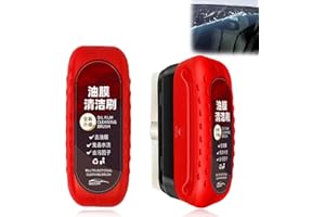 LILELIG Windschutzscheiben Reiniger,Glas-Olfilm-Entferner,120 ml Auto-Windschutzscheibenreiniger,Glasfilmentfernungsflüssigkei Automotive Oil Film Cleaning Brush Glastransparenz leicht Wiederherstellen