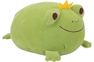 JUNERAIN Super Soft Frog Plush Stuffed Animal,Cute Frog Squishy Hugging Pillow,Adorable Frog Plushie Toy Gift for Kids Toddlers Children Girls Boys Baby,Cuddly Plush Frog Decoration,42cm