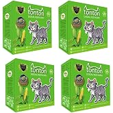 Tonton Mısır Ko&ccedil;anı Gran&uuml;l&uuml; Topaklaşan Doğal Kedi Kumu 8 Lt x 4 ADET