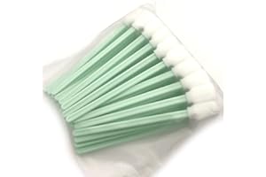 WOLOVO 50 bastoncillos de limpieza para impresoras de tinta solvente Roland, Mimaki y Mutoh