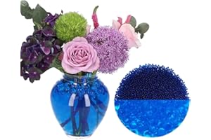 NITZCHE Water Beads 50000 Pcs Blue Water Gel Balls Biodegradable Beads Vase Filler Beads for Vases, Home Decor, Kitchen Decor, Decorative Filler, Plant Decor