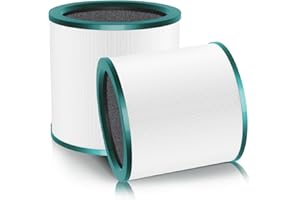 BAMBOOST Filtro HEPA de repuesto para Dyson TP00 TP01 TP02 TP03 AM11 BP01 Cool Me ventilador de torre purificador de aire Pure Cool Link filtro de repuesto, comparar con el número de pieza 968126-03
