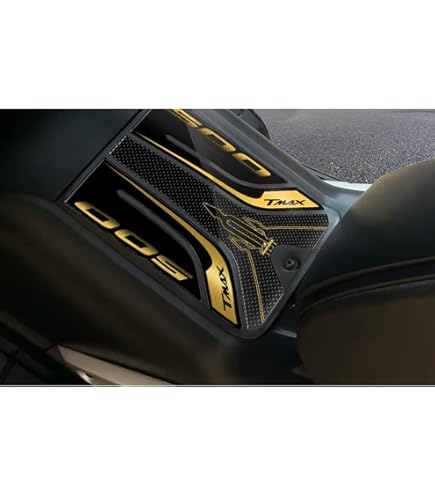 ADESIVO SPORTELLO SERBATOIO Compatibile Yamaha Tmax T Max 2001-2007 Nero Oro 3D EUR 19,50 - IT - Foto 13