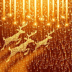 Sfondi Natalizi Dorati.3 X 3 M Sfondo Dorato Di Natale Con Renna Vacanze Fondali Fotografia Stelle Lucenti Studio Fotografico Puntelli Amazon It Elettronica