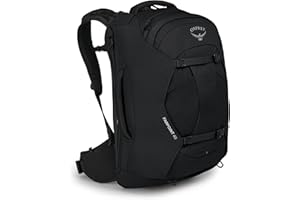 Osprey Mężczyźni Farpoint 40 10003320 Plecak, Czarny, 40 l