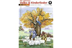 Die schönsten Volks- und Kinderlieder: sehr leicht bearbeitet. 1-2 flutes.