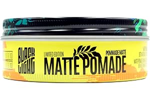 Uppercut Deluxe Matt Pomade Blacklight Edition 100g | Highland Fragrance Matte Pomade with Long Lasting Hold. Orange Fade Des