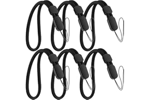 Vancle 6 Piezas Cordon para Movil Universal, Cordón de Correa de Muñeca de Mano, Cordón Ajustable de Nailon, Compatible con Mayoría de Las Fundas de Teléfono