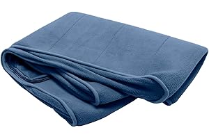 Furhaven Haustier-Hundebett-Bezug â€“ Mikro-Samt, ergonomisch, Luxe, Liege, Wiege, Matratze, bezug für Hunde und Katzen, Stellar Blue, Giant