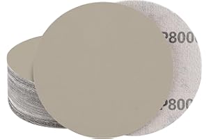 STEBRUAM 30Pcs 150mm Sanding Discs 8000 Grit for Dry and Wet Sanding, Compatible with Random Orbital Sander, Woodworking & Automotive Sandpaper