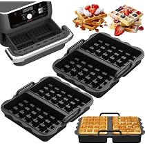 Moule à Gaufres En Silicone Pour Friteuse à Air Ninja - Compatible AF300EU, AF400EU, AF451EU, SL400EU, AF500DE