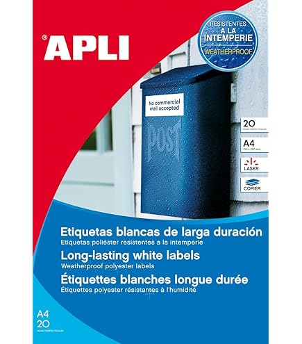 AGIPA Lot De 3 Etuis A5 De 96 étiquettes Multi-usages 97 X 46 Mm