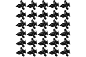 Etbotu Lot de 30 rivets en plastique de 8 mm pour Nissan