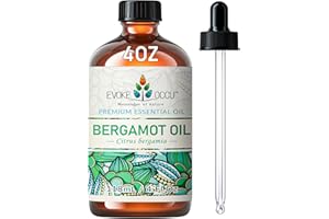 EVOKE OCCU olejek bergamotowy 4 Oz, czysty olejek bergamotowy do masażu skóry Aromaterapia Dyfuzor Świeca Mydło Making- 4 FL Oz